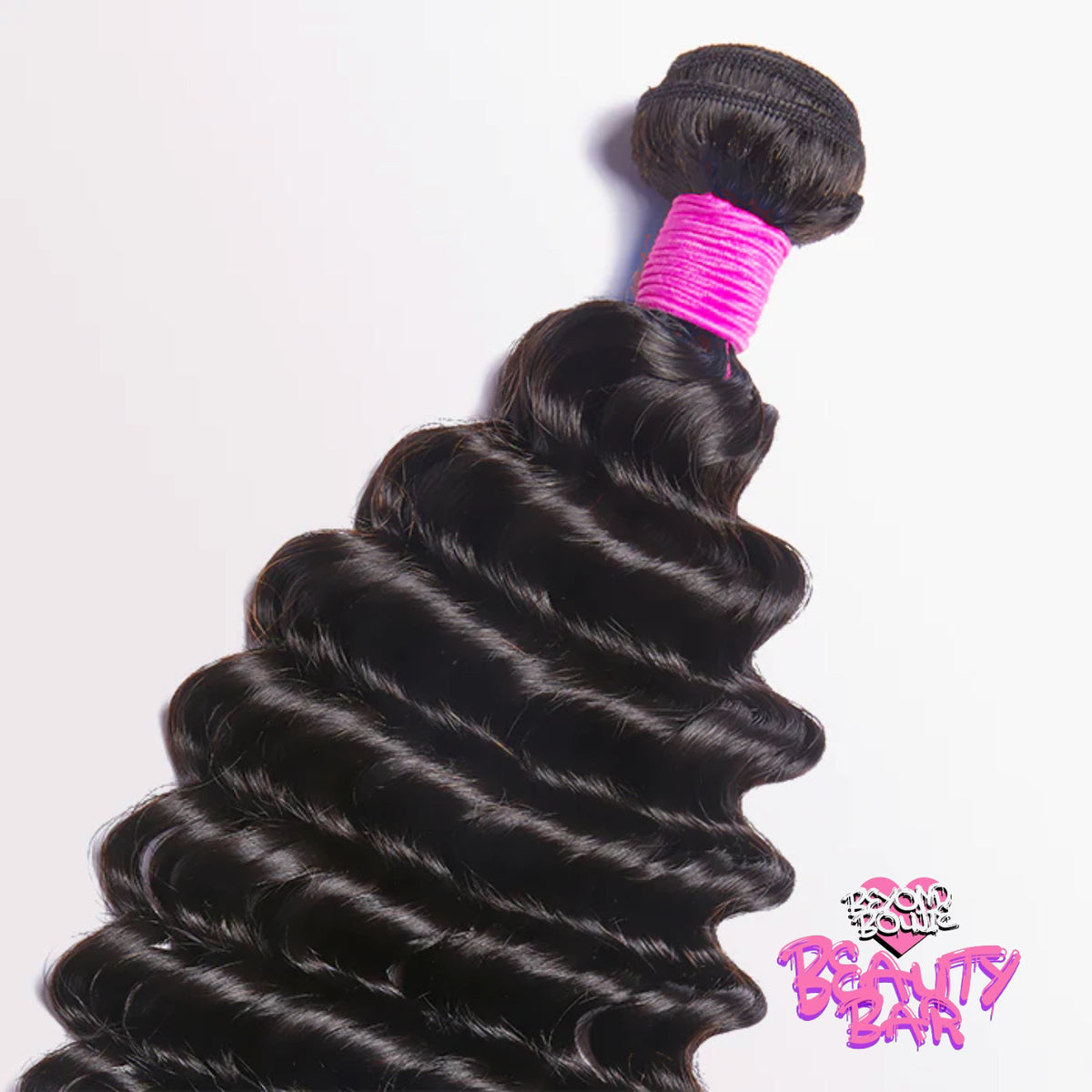Beyond Boujie 30 Inch Deep Wavy Virgin Brazilian Hair #1B Natural Black
