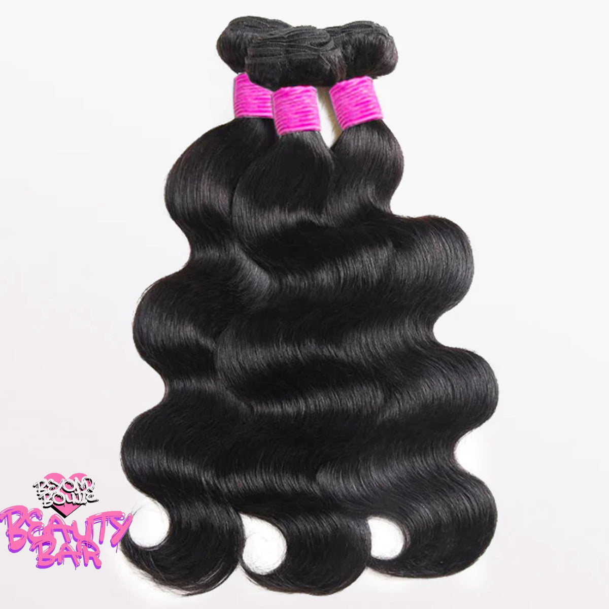 Beyond Boujie 10-40 Inch Body Wavy Virgin Brazilian Hair #1B Natural Black
