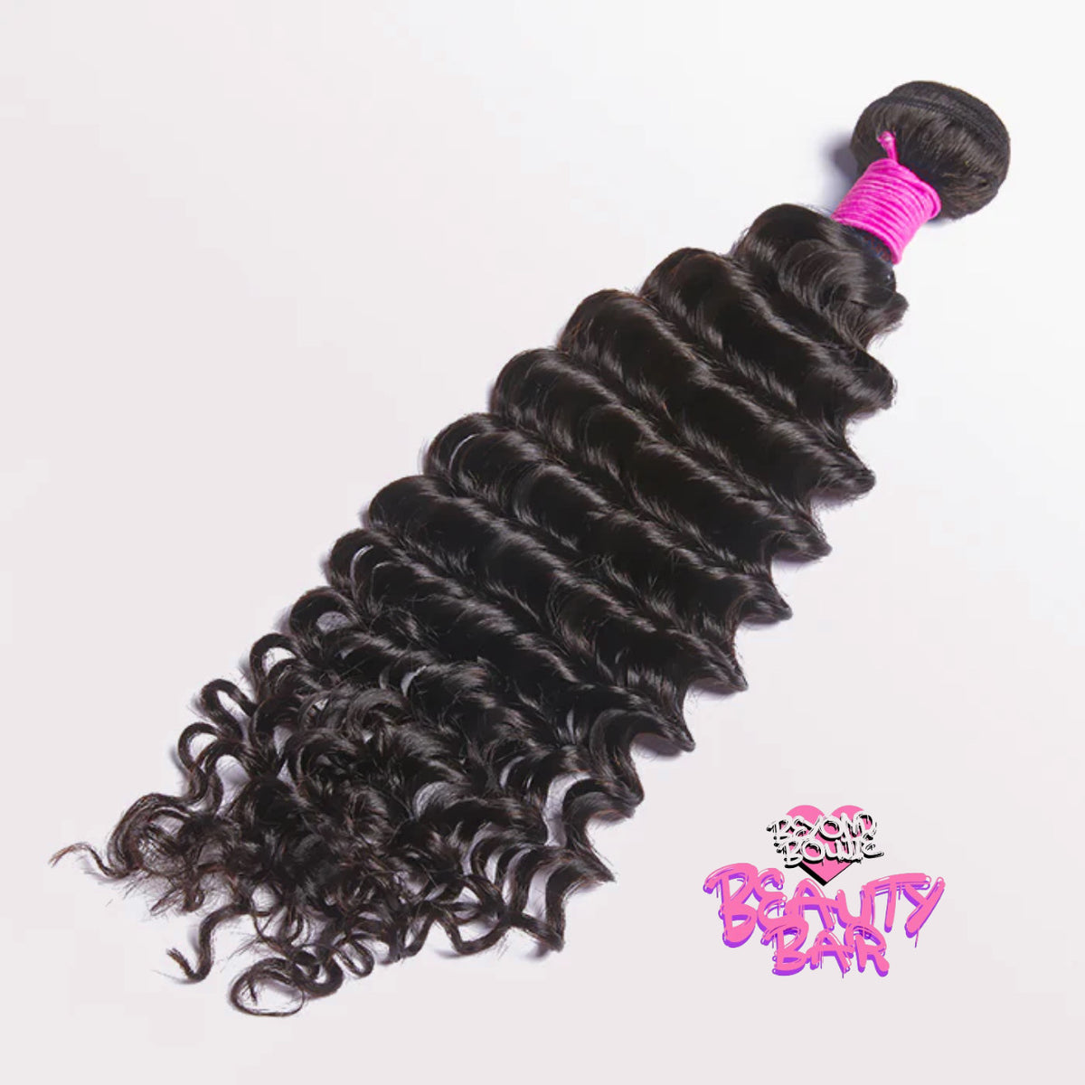 Beyond Boujie 30 Inch Deep Wavy Virgin Brazilian Hair #1B Natural Black
